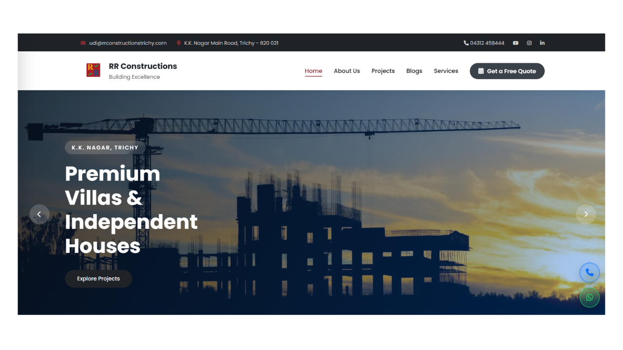 RR Trichy Construction